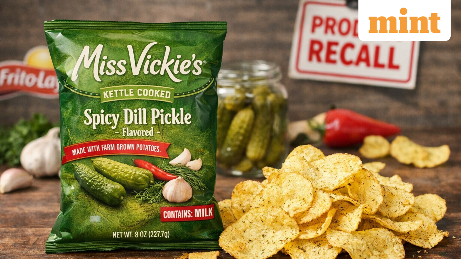 Urgent Milk Allergy Warning: Miss Vickie's Spicy Dill Chips Recalled